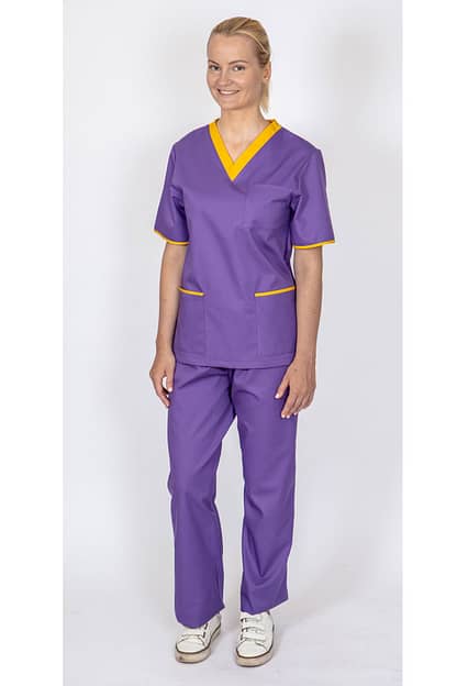 medical-scrub-purple